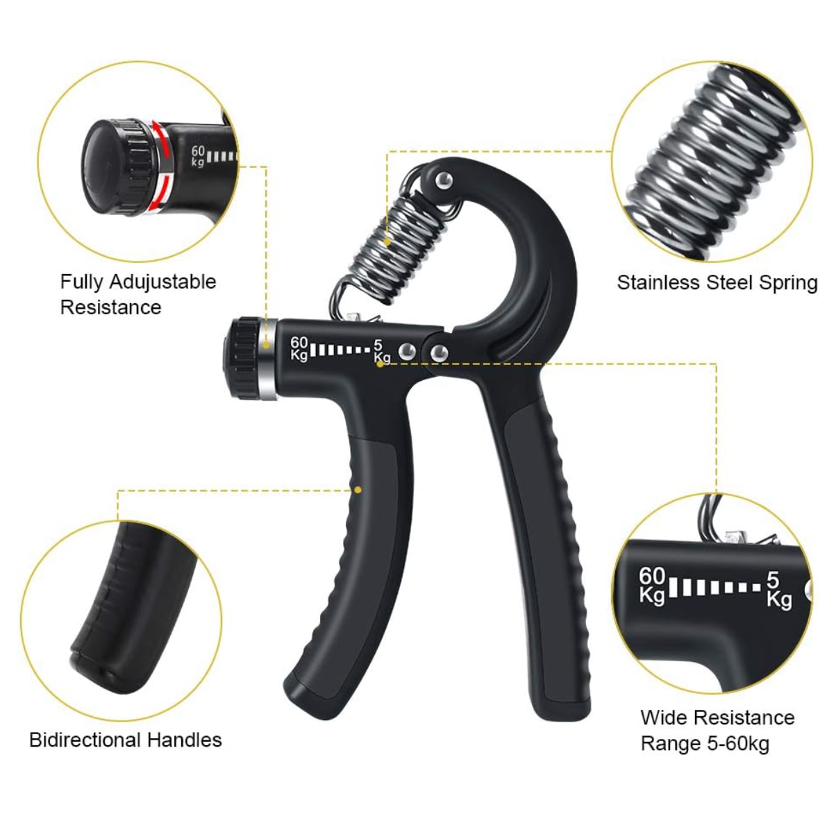 Miniatura 2 de Kit Ejercitadores Mano Muñeca 5pcs